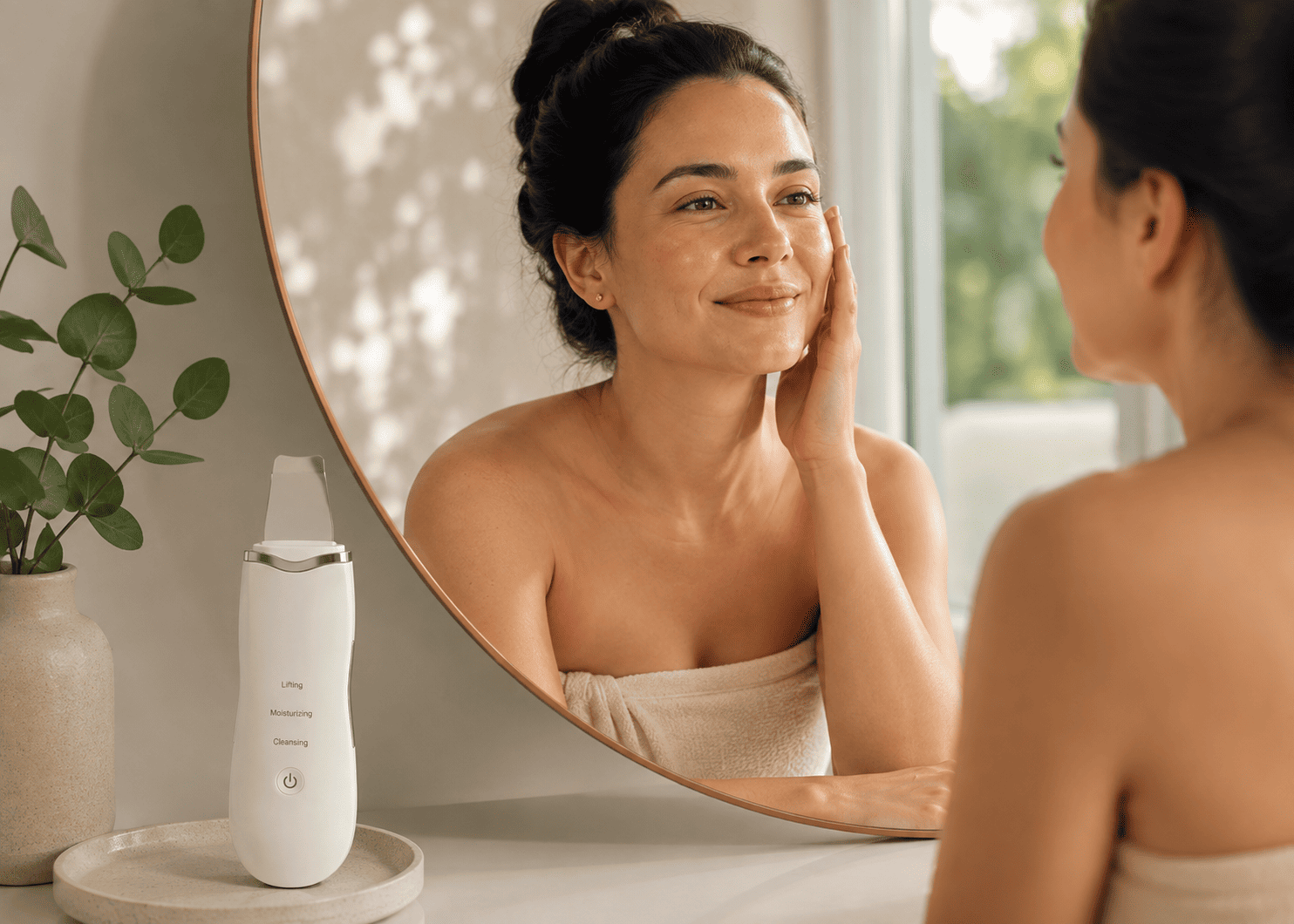 Momento de autocuidado facial com a Zeniar Derelis 3
